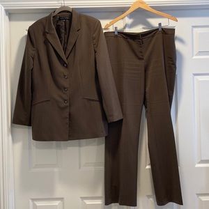 Anne Klein Chocolate Brown 2 piece Suit